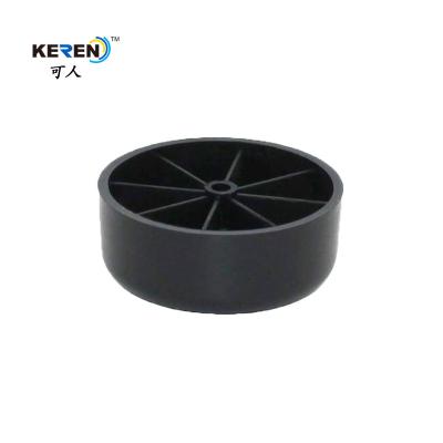 China KR-P0188 Modern Plastic Sofa Legs Replacement 23mm Height Round Small Size for sale