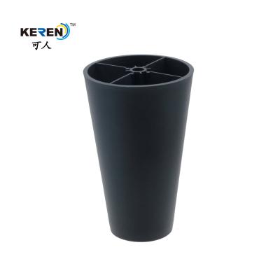 China KR-P0376 Small Size Plastic Furniture Legs Replacement Adjustable For Living Home for sale