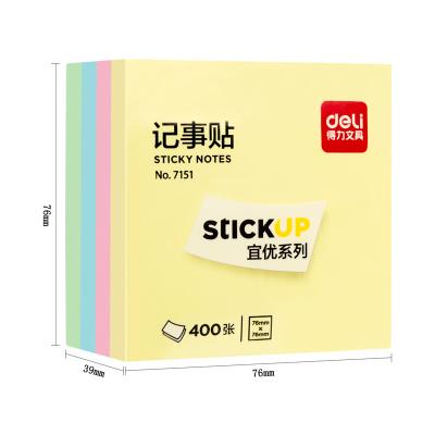 China Sticky notes grocery stationery color classic self-adhesive school supplies customs post the sticky notes for sale