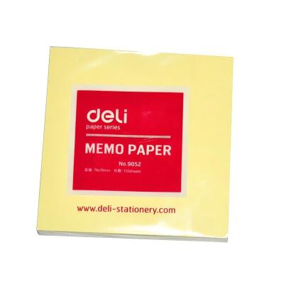 China Self Adhesive Grocery Brands Supplies 2022 New Arrivals Self Adhesive Sticky Note Tear Clean Memo Pad Notes for sale