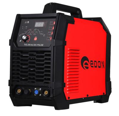 China Multifunction 110/220V double voltage AC 200 AC DC inverter weldar maquina De EDON CAT aluminum welding machine for sale