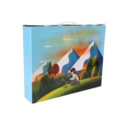 China Handmade Wholesale Covering Paper Packaging Box Bath Towel Beach Towel Packaging Box Textile Paper Packaging Box à venda