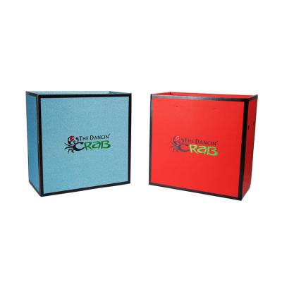 China Handmade Wholesale Frozen Food Gift Box Seafood Paper Packaging Gift Box Crab Paper Packaging Box à venda