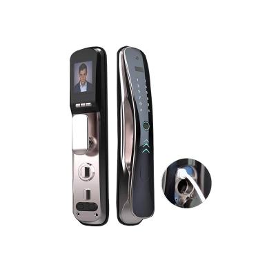 China Aluminum alloy OBSERVING automatic non-blocking smart electronic door lock for your home security for sale