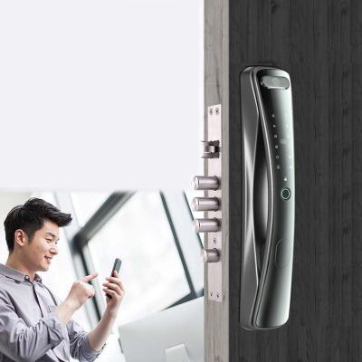 China 2021 Aluminum Alloy Hot Sale Door Lock Fingerprint Door Lock Smart Keyless Camera for sale