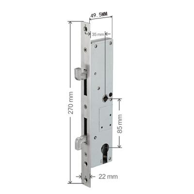 China 3585 Smart Lock Body Stainless Steel Smart Lock Mortise Lock for sale