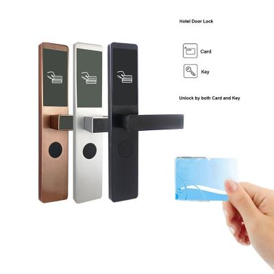 China Cheap Price T5577 RFID Card Smart Hotel/Hotel Door Lock Apartment/Office Battery Operated Hotel Smart Lock for sale