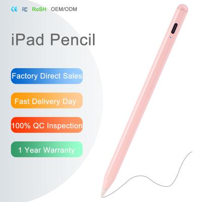 China Universal Compatibility ID715 Customized Original Logo Slim Plastic Tip Connection 2nd Generation Pencil Stylus For Apple Pen iPad for sale