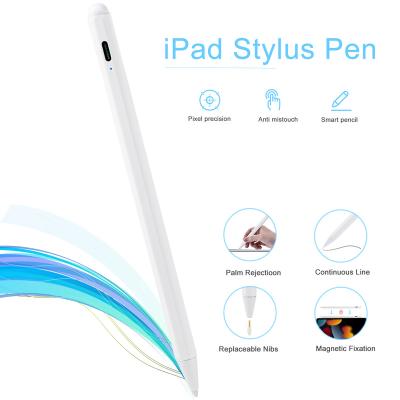 China Mobile Phone Palm Custom Rejection Touch Screen Active Pens For Ipad With Paint Writing Type-C Touch Pen Refill Stylus for sale