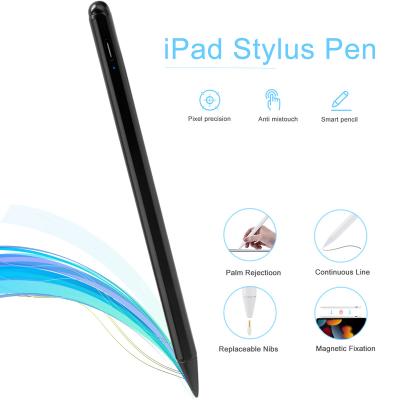 China Mobile Phone 1.2mm Super Fine Point Tip Table Pencil With Magnetic Attraction Snap Access Touch Pens For Ipad Active Stylus for sale