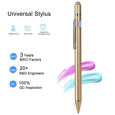 China Universal Mobile Phone Hot Selling Tablet Pencil For Xiaomi MI 5 Protection Touch Screen Pen With High Quality Rose Gold Stylus Pen for sale