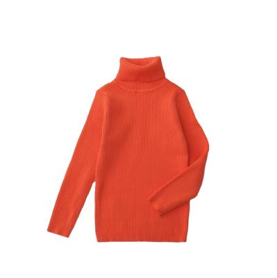 China Little Girl Fashion Oversized Sweater Turtle Neck Pull Children Kids Anti-Shrink Anti-Shrink Sweaters for sale