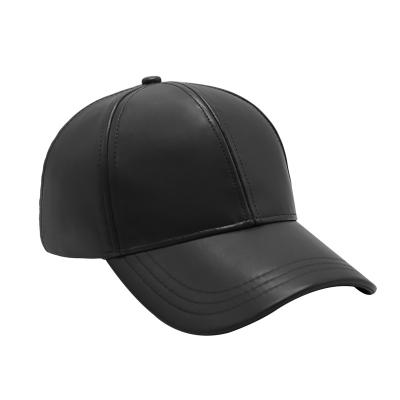 China JOINT Custom Color Mens Hat Leather Baseball Cap for sale