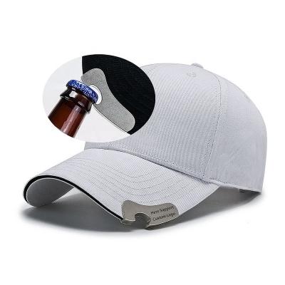 China COMMON Wholesale Custom Your Own Logo Hat Baseball Cap With Beer Bottle Opener for sale