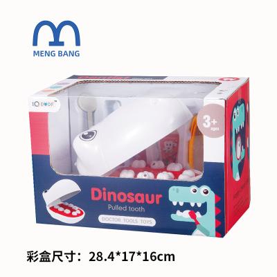 China Learn Toys Children Doctor Indoor Role Play Big Dental Tool Kit Kids Dinosaur Doctor Toys for sale