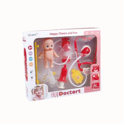 China Educational Game Role Play Mini Doctor Kit For Kids Toy Set Doctor Toy Set For Dolls for sale