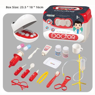 China Pretend Play 2022 Hot Selling Children Nurse Game Play Set Simulation Medicine Box Doctor Toys For Girls for sale