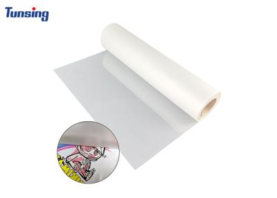 China Dtf Printing 30cm 33cm 60cm Hot Peel Double Side Matte Pet Dtf Film Roll for sale