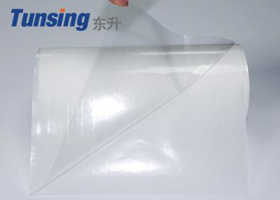 China Transparent Polyolefin Hot Melt Adhesive Sheets Textile Fabric For Embroidery Patch for sale