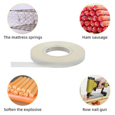 China Single Sided EAA Hot Melt Adhesive Tape Roll 500m/Roll For Steel Nails for sale