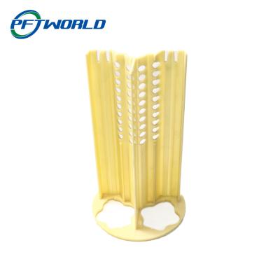 China Injection Molding Parts, Precision ABS Components, Yellow Parts for sale