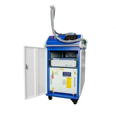 China Stainless Steel Stainless Steel Fiber Laser Cleaning Machine Exterior Surface Rust Removal by Hand for sale