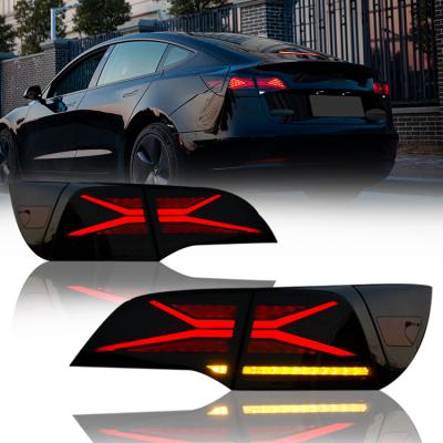 China ABS DK Motion Led Tail Light For 2017 2018 2019 2020 2021 2022 LED Tail Lamps For Tesla Model 3 Y Model for sale