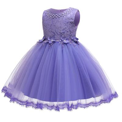 China Breathable Bridesmaids Dress Wholesale Princess Party Birthday Kids Clothes Costumes Wedding Casual Summer Tutu Dress for sale