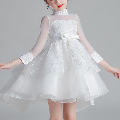 China New Beautiful Breathable High Quality Flower Girl Dress Kids Flower Babies Dresses America Blue White Pink Spring Mermaid Lace Quantity for sale