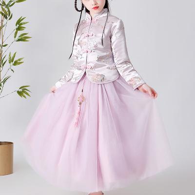 China 2020 breathable the new fashion bridesmaid dress Chinese national wedding Princess Dress Party Birthday two-piece style festival dress for sale