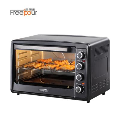 China Commercial 57 L Large Capacity Electric Convection Toaster Oven Desktop Pizza Oven Bread Oven for sale