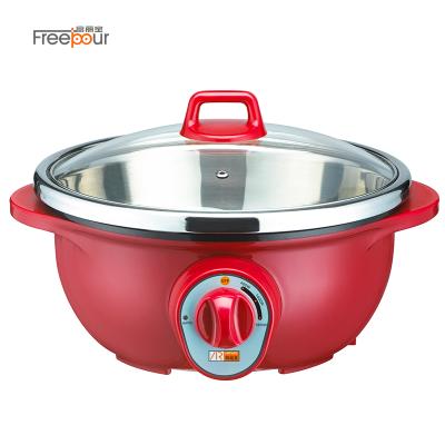 China Hot Pot Pan Cooking Sustainable Power 1800W Electric Multi Cooker Pot for sale