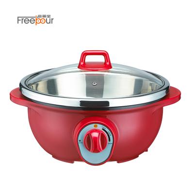 China Setting 3 Of Heating Multi Electric Hot Pot Soup Pot Chinese Hot Cooker for sale