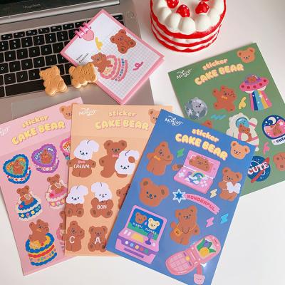 China Child's Play/Kiss Cut Diary/Album/Korean Cute Matte Clear Clear Sticker a6 Education Aluminum Foil Covers Vinyl Planner Printing for sale