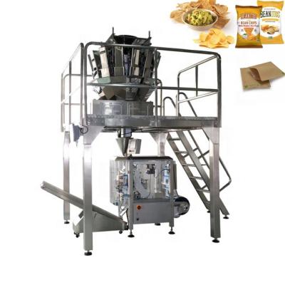 China Gloex High Speed ​​Automatic Potato Chips Nitrogen Packing Machine Multifunctional Small Food VFFS for sale