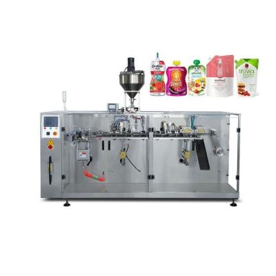 China Food T Type Horizontal Spout Pouch Liquid Packaging Machine for sale