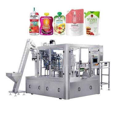 China Beverage T Premade Spout Pouch Filling And Capping Machine for sale