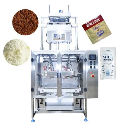 China Multi Lane Automatic Food Sachet Spice Powder Packaging Machine 3 Sides Sealed Maker for sale