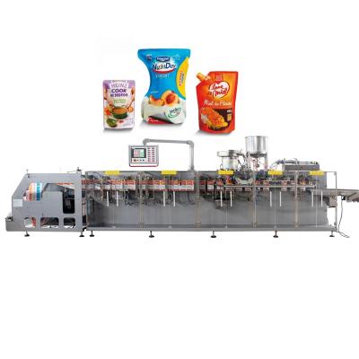 China Multifunctional Automatic Horizontal Pouch HFFS Doypack Forming/Filling/Sealing Packing Machine of Beverage for sale