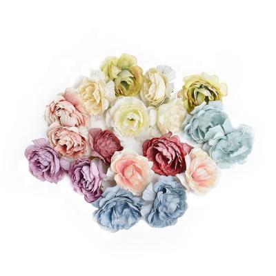 China Real Romantic Preserved Rose Arrangements Home Wedding Artificial European Style Rose Decorate DIY Small Flower Head Handmade Scrapbook Material for sale