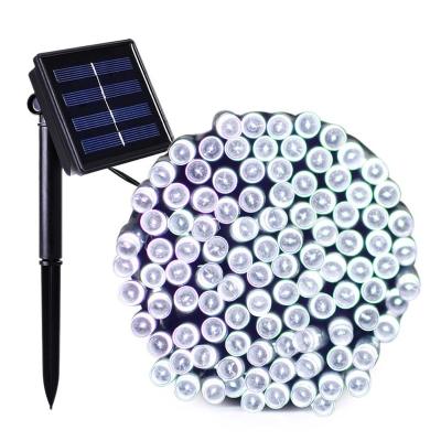 China Modern Outdoor Outdoor Christmas Decoration High Power 200 LED Light Fixtures Solar String Light in Garden Waterproof LED Solar Light for sale