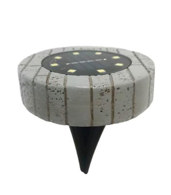 China Modern Outdoor Waterproof 8 LED Garden Light Solar Ground Lights Solar Walkway Light for sale