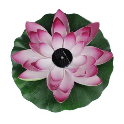 China Modern Pool LED Solar Powered Solar Led Garden Light Lotus Landscape Flower Light Garden Lamp for sale