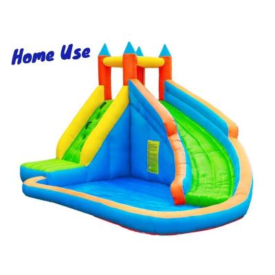 China Oxford Cloth House Use Hot Cheap Kids Air Inflatable Bouncer Slide For Sale for sale