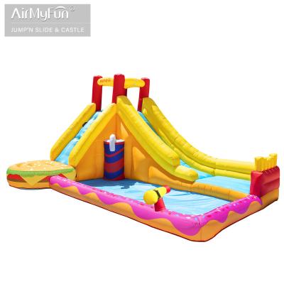 China Oxford Cloth House Use Cheap Big Bouncy Castle For Kids, Huge Combo Inflatable Stair Slide With Pool, Big Castle Air Bounce House Wholesale for sale