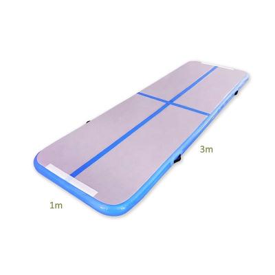 China PVC 0.45MM (840D) - New Cheap 0.55MM (1000D) Tumble Mat Gymnastics Equipment Inflatable Air Track For Sale for sale