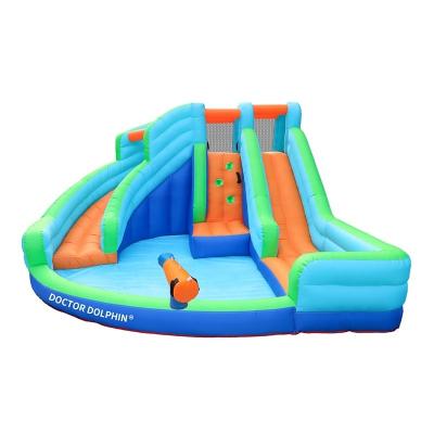 China Oxford Cloth Double Slide Combo Indoor Inflatable Bouncy Castle Outdoor Inflatable Bounce House With Price China Manufacturer for sale