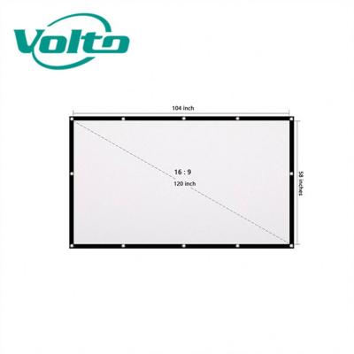 China Foldable Projector Screen Hot Sale! 120 Inch Ambient Light Projector Screen PET Crystal Rejecting Projector Screen For Ultra Short Throw Projector for sale