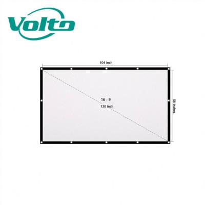 China Foldable Ambient Projector Screen 4K ALR Projector Screen 100-120inches Light Reflection Projection Screen For Ultra Short Throw Projector for sale