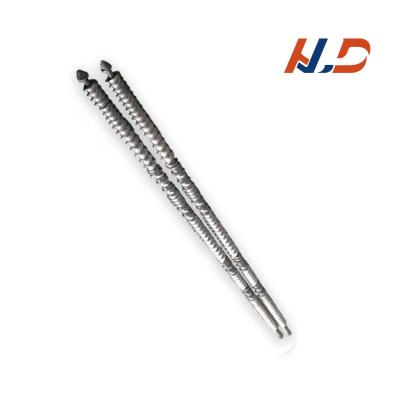 Cina Flat double-screw extruder screw PP twin-screw barrel screw granulazione materiale screw ad alta efficienza in vendita